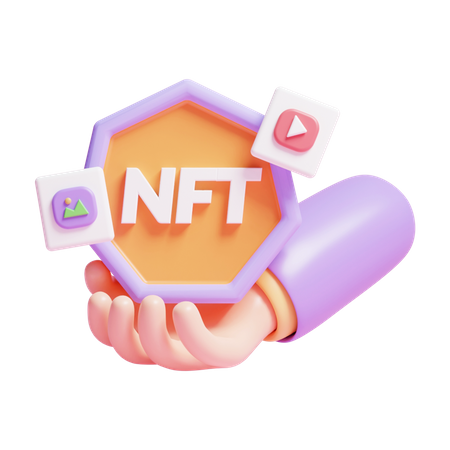 Digital Nft  3D Icon