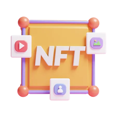 Digital Nft  3D Icon