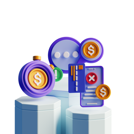 Digital Payment  3D Icon