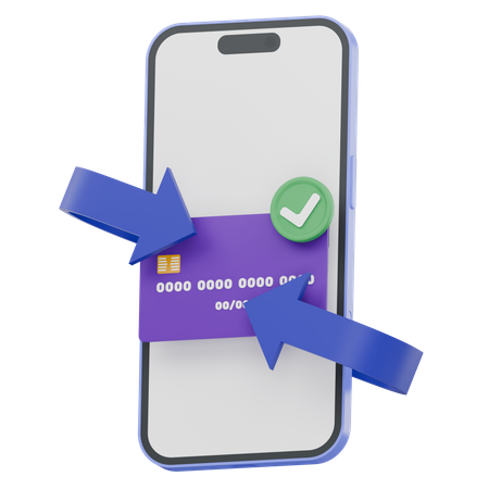 Digital Payment Confirmation And Cashback  3D Icon