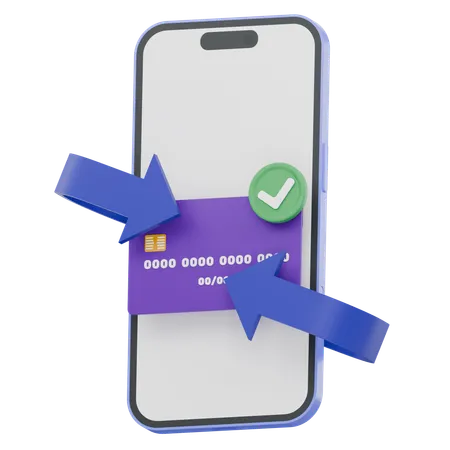 Digital Payment Confirmation And Cashback  3D Icon