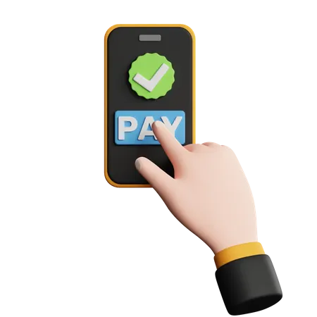 Digital Payment Successful  3D Icon