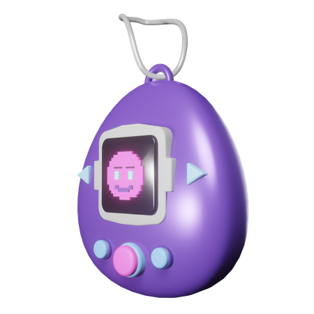 Digitales Haustier-Tamagotchi  3D Icon