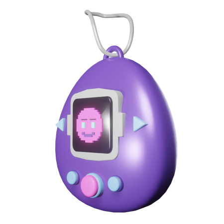 Digital Pet Tamagotchi  3D Icon