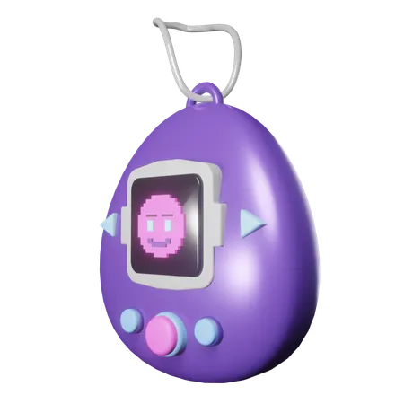 Digital Pet Tamagotchi  3D Icon