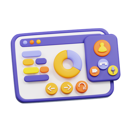 デジタルプレゼンテーション  3D Icon