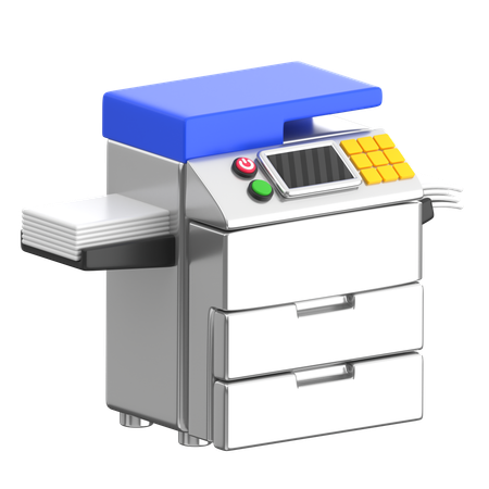 Digital Printer  3D Icon