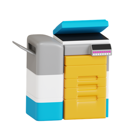 Digital Printer  3D Icon