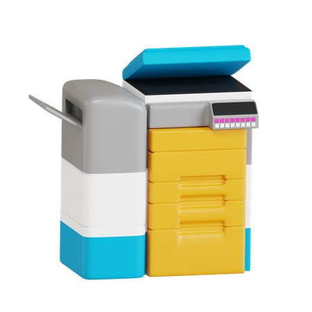 Digital Printer  3D Icon