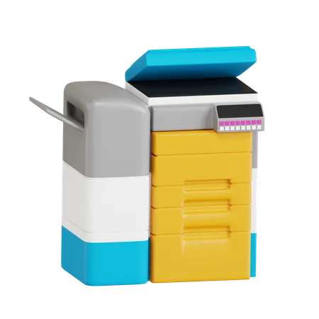 Digital Printer  3D Icon