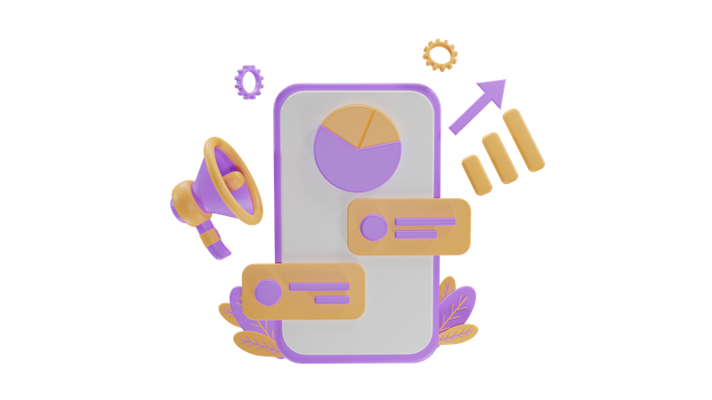 Digital Promotion  3D Icon
