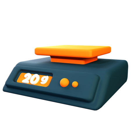 Digital Scales  3D Icon