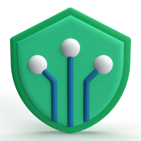 Digital Security  3D Icon