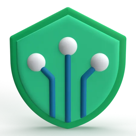 Digital Security  3D Icon