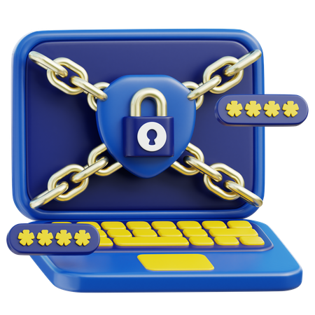 Digital Security  3D Icon