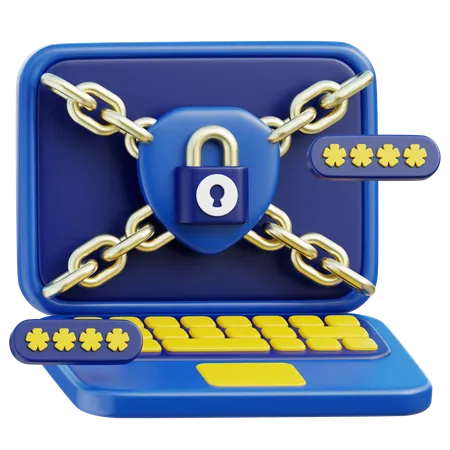 Digital Security  3D Icon