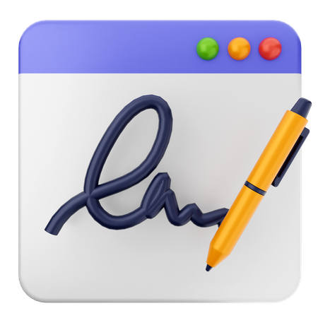 デジタルサインウェブサイト  3D Icon