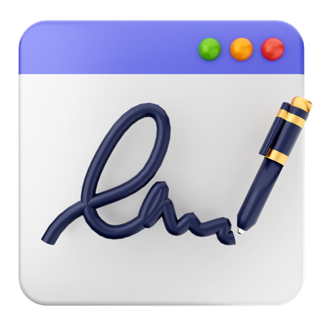 デジタルサインウェブサイト  3D Icon