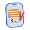 digital signature emoji 3d