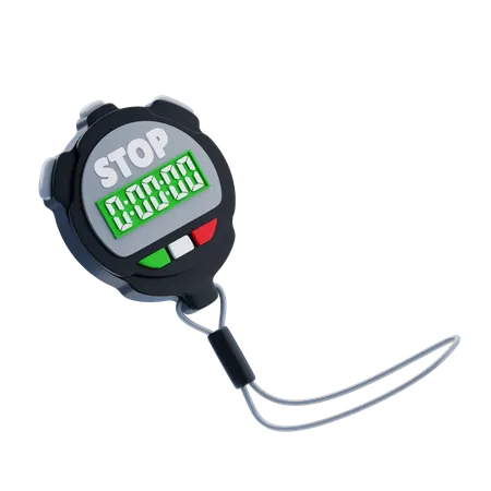Digital Stopwatch  3D Icon
