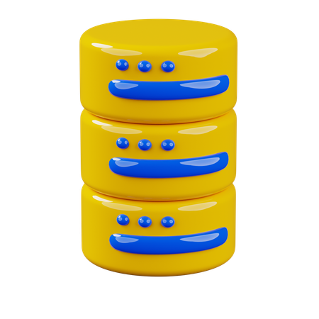 Digital Storage  3D Icon