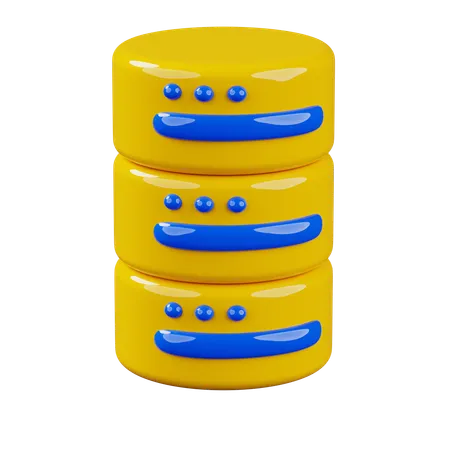 Digital Storage  3D Icon