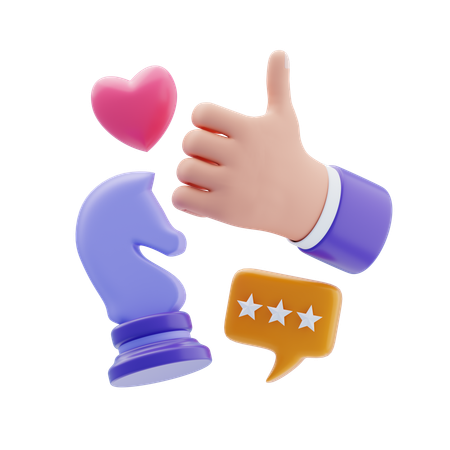 Digital Strategy  3D Icon