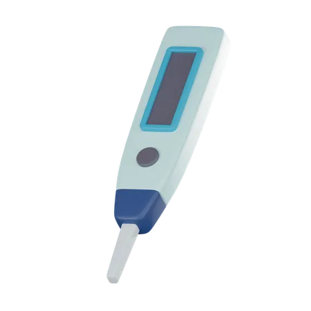 Thermometer Icon To Represent Fever Measurement Body Temperature Tracking And Health Monitoring In Your Digital Projects 3 D Render Illustration 3D Icon