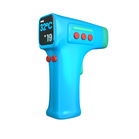 Digital Thermometer  3D Icon