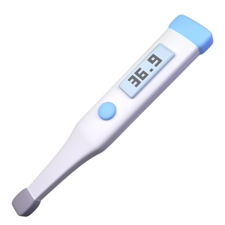 Digital Thermometer  3D Icon