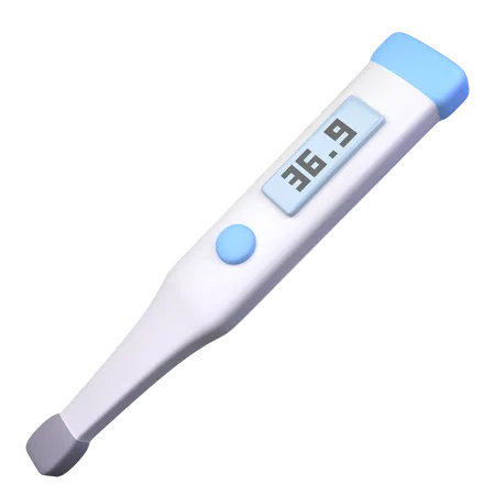 Digital Thermometer  3D Icon