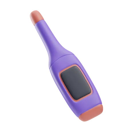 Digital Thermometer  3D Icon