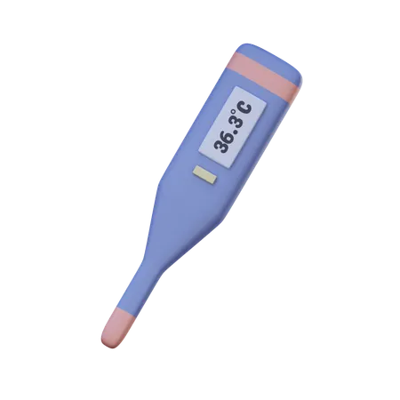 Digital Thermometer  3D Icon