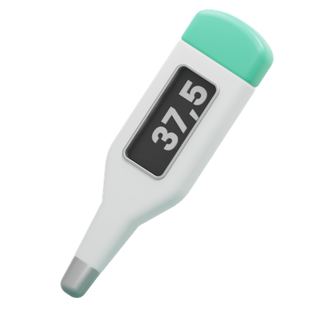 Digital Thermometer  3D Icon