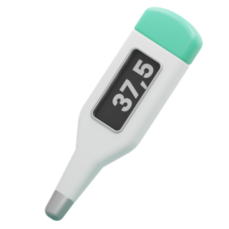 Digital Thermometer  3D Icon