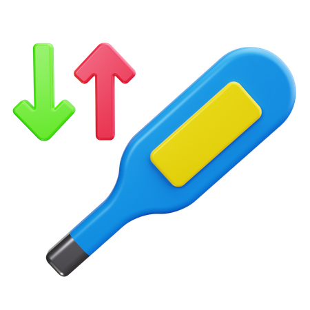 Digital Thermometer  3D Icon