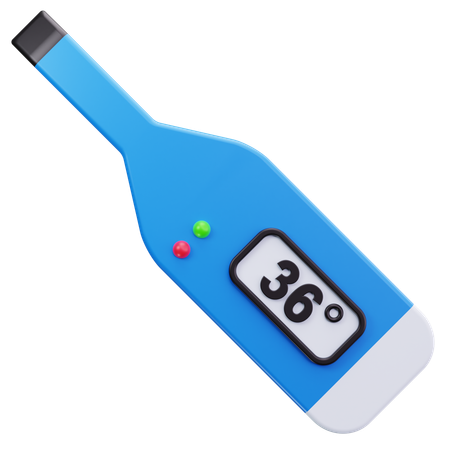 Digital Thermometer  3D Icon
