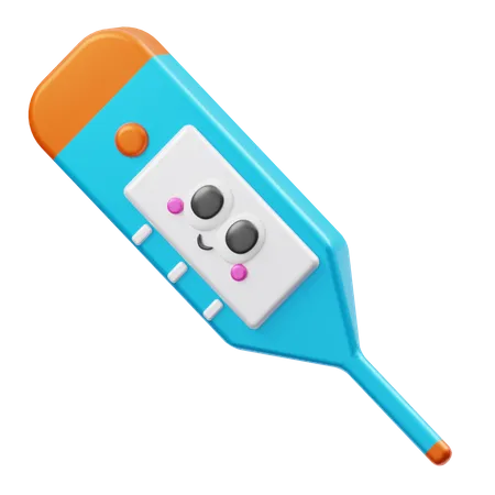 Digital Thermometer  3D Illustration