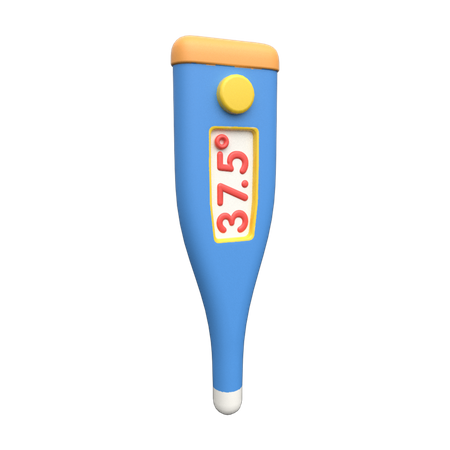 Digital Thermometer  3D Illustration