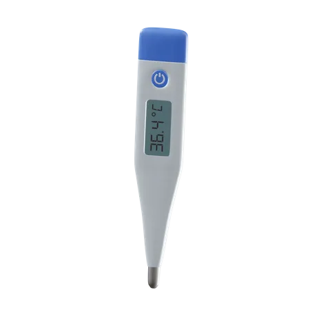 Digital Thermometer  3D Illustration