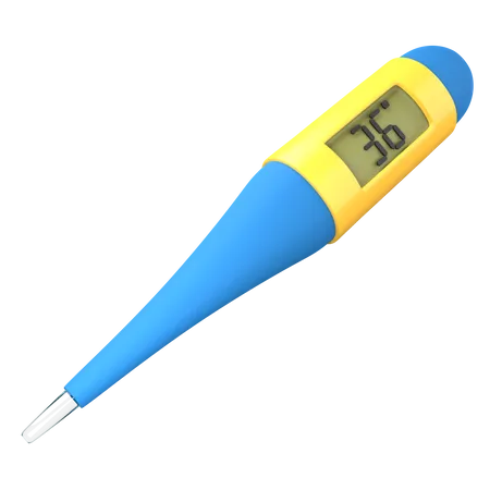 Digital Thermometer  3D Icon