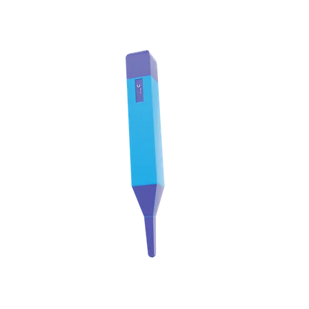 Digital Thermometer 3D Icon