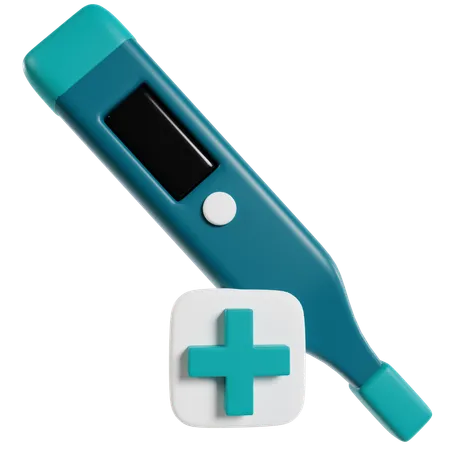 Digital Thermometer For Medical Use  3D Icon