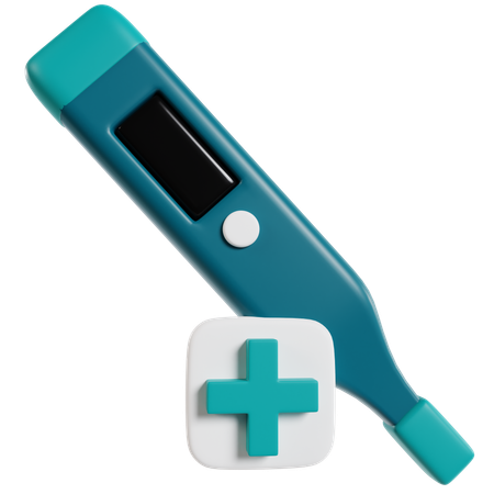 Digital Thermometer For Medical Use  3D Icon