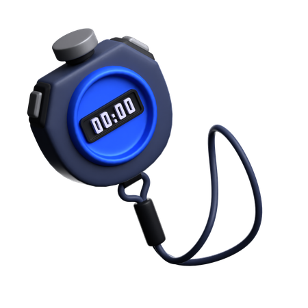 Digital Timer  3D Icon