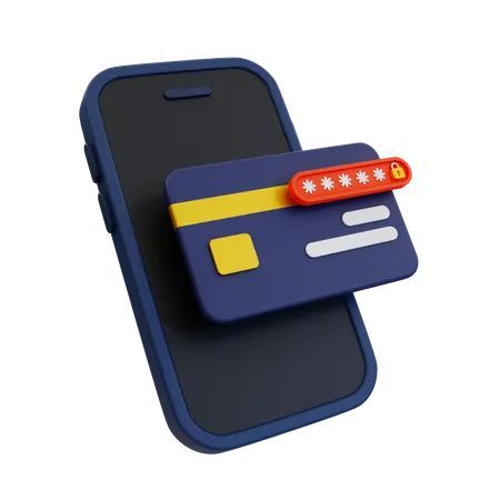 Digital Transaction Security  3D Icon