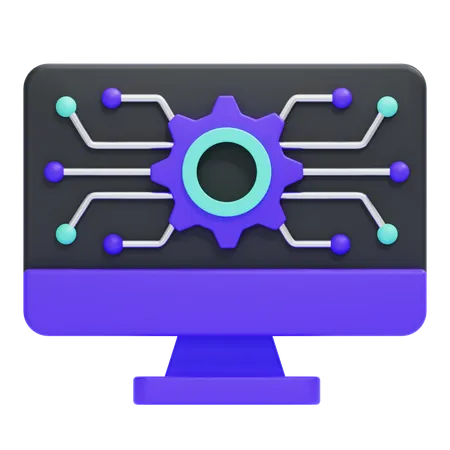 Digital Transformation  3D Icon