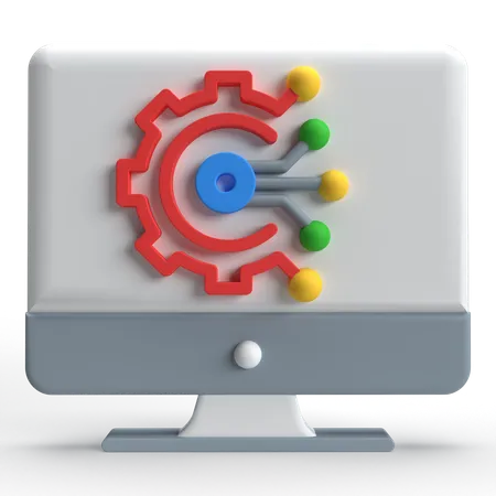 Digital Transformation  3D Icon