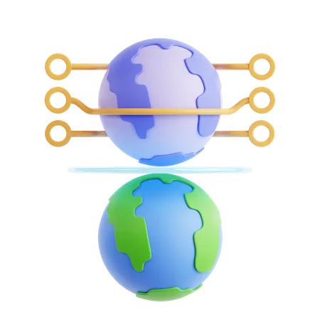 Digital Transformation  3D Icon