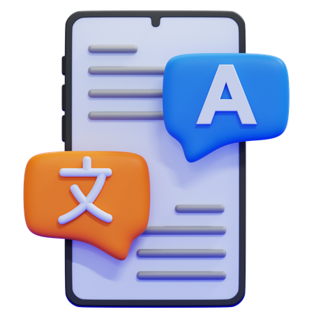 Digital Translator  3D Icon